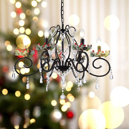 6 Pieces Christmas Candle Ring Artificial Red Berry Candle Ring with Pine Cones Christmas Candle Garland Candle Holder Ring Mini Candle Wreath Rings for Christmas Home Dining Table Centerpieces Decor