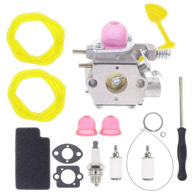 Hutdkte 545081857 Carburetor + AC04122 Fuel Line Kit for Craftsman 358794770 358794780 358794765 358794774 358794750 358794751 358794760 358794761 for Poulan VS-2 BVM200FE Blower