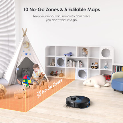 Lubluelu Robot Vacuum Self Emptying,Hands Up To 60 Days,4000Pa Robot Vacuum And Mop Combo,Lidar Navigation,Wifiappalexa,Selfcharging,3 In 1 Robotic Vacuum For Pet Hair Hard,Floor,Carpet