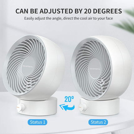 Smartdevil Usb Desk Fan, Small Personal Desktop Table Fan With Strong Wind, Quiet Operation Portable Mini Fan For Home Office Bed