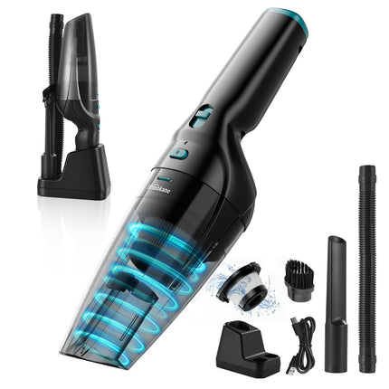 Car Vacuum Cleaner, Handheld Vacuum Cordless Rechargeable 9500Pa With Charging Dock, Portable Hand Vacuum For Pet Hair Car And Home Cleaning