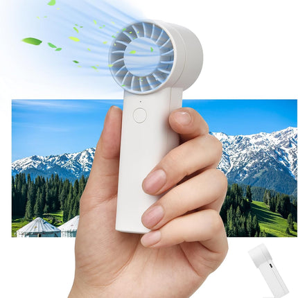 Mini Handheld Fan 20H Max Cooling Time 4000Mah Portable Fan 3 Speeds Usb Rechargeable Personal Fan For Travel Indoor Outdoor