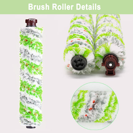 8 Pack Parts For Bissell Crosswave Pet Pro 2306A & Crosswave 1785 Series Vacuum Cleaner, 4 Pack 2460 Brush Rolls, 4 Pack 1866 Filters, Compare To Part 1613568&1613568, 1608684