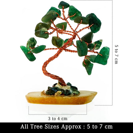 Crystal Tree for Positive Energy, 7 Chakra Stones and Healing Crystals Tree of Life, Money Bonsai Trees, Feng Shui Décor for Home and Office Desk Decoration, Spiritual & Good Luck s Set of 6 Trees