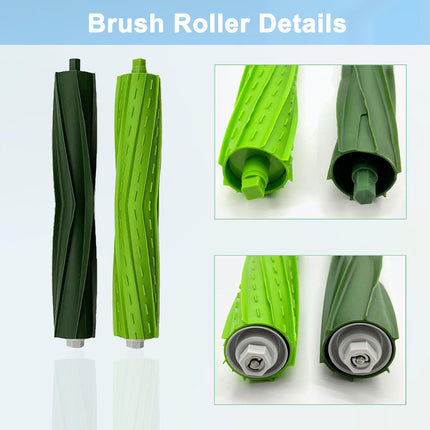 Parts Accessories For Irobot Roomba I3 I3+ I1 I1+ I7 I7+ I4+ I5 I5+ J5 J5+ I6 I6+ I8 I8+ I2 J7 E5 E6 E7 I&J&E Series Vacuum Cleaner, 1 Roller Brushes,4 Filters,4 Side Brushes,6 Vacuum Bags