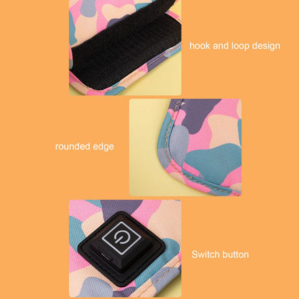 USB Baby Bottle Warmer, Portable Travel Milk Bottle Warmer 3 Levels Temperature Adjustment Hook and Loop Design Portable Bottle Warmer