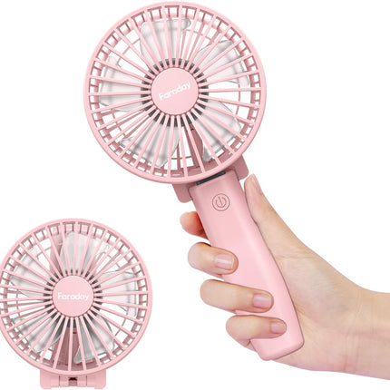 Personal Hand Held Fan 4800Mah Travel Cooling Fan Powerful Small Portable Fans Rechargeable Battery Operated Desktop Table Fan