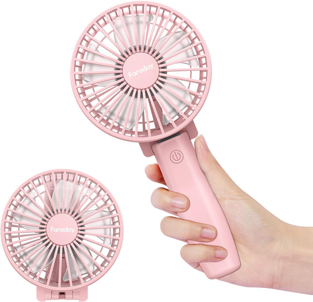 Personal Hand Held Fan 4800Mah Travel Cooling Fan Powerful Small Portable Fans Rechargeable Battery Operated Desktop Table Fan
