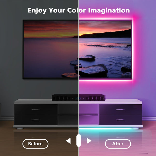 Led Lights for Bedroom 150FT Music Sync Color Changing Led Strip Lights with Remote and App Control, RGB Led Light Strip DIY Design Led Lights for Room, Christmas Decor, Gaming Accessories (2 75FT)
