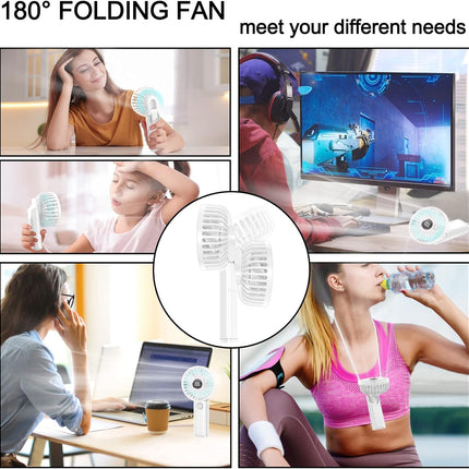 Portable Handheld Fan Battery Operated For Travel, Electric Hand Held Mini Ventilador Fans, Small Cooling Face Fan For For Makeup