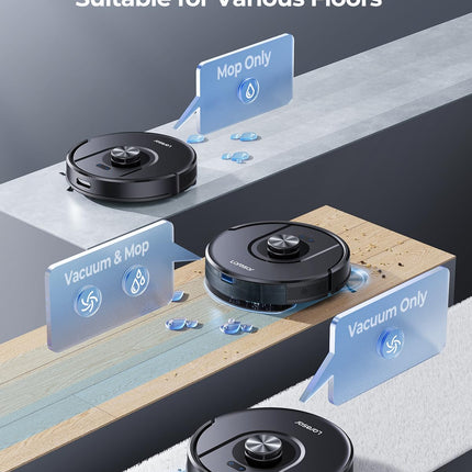 Laresar Robot Vacuums And Mop Combo, 5000Pa Strong Suction With Lidar Navigation, 3 In 1 Robot Vacuum Cleaner With Auto Carpet Boost, Selfcharging, App&Voice Control, Ideal For Pet Hairmars01