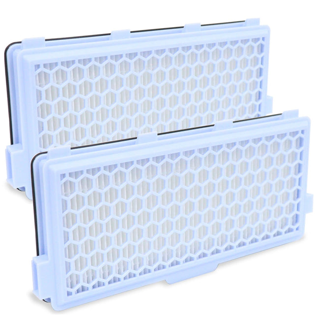 Hepa Airclean 50 Filter For Miele Vacuum Cleaner S4, S5, S6, S8, S8000, S8999, S6000, S6999, S5000, S5999, S4000, S4999 Complete C2 C3, Compact C1 C2 Ref. Number Sfha 50 2 Pack
