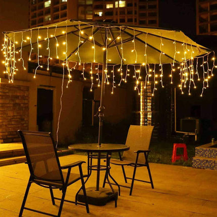 Toodour 35.4ft 432 LED String Lights with 72 Drops, Twinkle Fairy Lights for Xmas, Parties, Holidays - Warm White