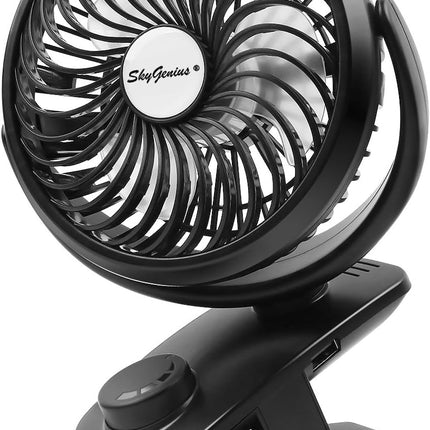 Battery Operated Clip On Fan Max 40 Hours Of Battery Life