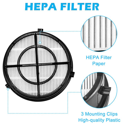 1650 16871 Febreze Vacuum Filter Compatible With Bissell Pet Hair Eraser Upright Vacuum Model 1650 Series, 1650A, 1650W, 16501, 16502, 1650C, 1650P, 1650R, Part 16871, 1608861, 1608860