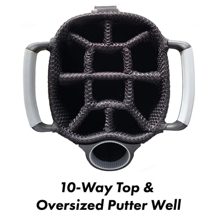 Team Golf MLB Victory Golf Cart Bag, 10-way Top with Integrated Dual Handle & External Putter Well, Cooler Pocket, Padded Strap, Umbrella Holder & Removable Rain Hood