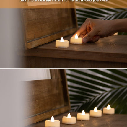 BEICHI Flameless Candles, 12/24/50/100/150 Pack Tea Lights Battery Operated, No Flickering Votive Candles LED Tea Lights for Halloween Christmas Wedding Home (150 Pack, Warm White)