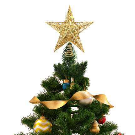 EMVANV 23cm Christmas Tree Topper, Christmas Tree Star for Xmas Decorations, Star Tree Topper for Christmas Tree, Outdoor Indoor Party Holiday Decoration(20 cm)