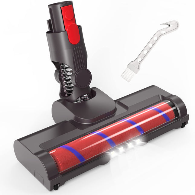 Vacuum Attachments For V15 V8 V7 V10 V11, Hardwood Floor Attachment, Soft Roller Brush Head With Led Light, 00103A