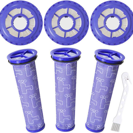 6 Pack Vacuum Filter For Dyson Dc41 Dc41 Dc65 Dc66 Vacuum,3 Pack Post Filter & 3 Pack Pre Filter