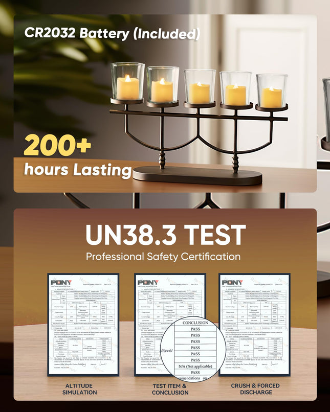 Homemory 24Pack Flameless LED Votive Candles, 200+Hour Long Lasting Electric Fake Candles, Battery Operated Tealights in Warm White for Christmas, Wedding Decor (Ivory Base, Batteries Included)