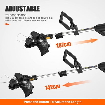 SALEM MASTER 20V String Trimmer 12 Inch Edger Cordless Stringless Trimmer 2.0Ah Battery and Charger Included Electric Weed Trimmer for Lawn Patio Garden