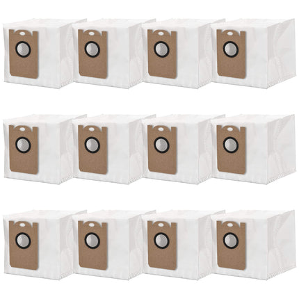 Dust Bag For Ihome Nova Vacuum Bags For Kyvol Cybovac S31 For Uoni V980 Plus Q6 For M7 Pro M8 Max,For For Neabot Nomo N1+, N1 Plus,N2 Robot Cleaner Accessories 2.5L Large Capacity Disposable12 Pack