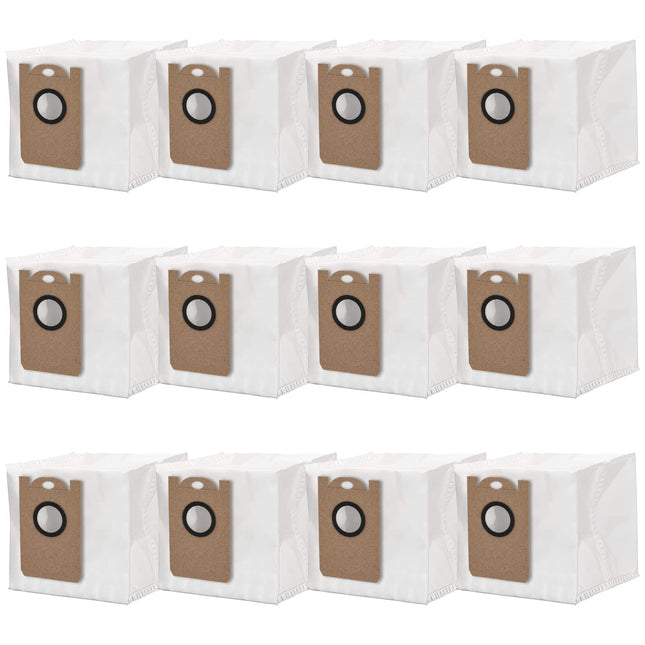 Dust Bag For Ihome Nova Vacuum Bags For Kyvol Cybovac S31 For Uoni V980 Plus Q6 For M7 Pro M8 Max,For For Neabot Nomo N1+, N1 Plus,N2 Robot Cleaner Accessories 2.5L Large Capacity Disposable12 Pack