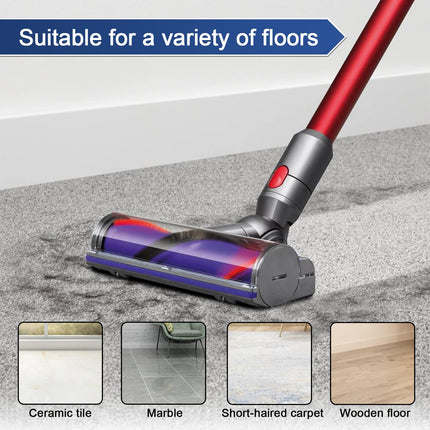Quickrelease Motorhead Cleaner For Dyson V7 V8 V10 V11 V15 Vacuums Models Cleaner Head Dyson Sv10 Sv11 Sv12 Sv14 Part Electric Head For Hardwood Floor Carpets