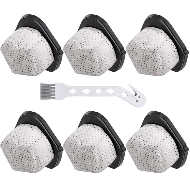 Leadaybetter 6 Pack Dust Cup Filters For Shark Cordless Handheld Vacuum Sv780 Sv75Z Sv728N Sv726N, Part Xf769, Xsb726N