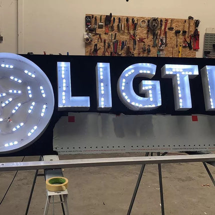 LED Module, LED Lights for Inflatables White 20pcs 9.8 Ft 5730 SMD 150LM Per LED Module IP65 Waterproof Decorative Light for Advertising Signs with Tape Adhesive Backside(White Light)