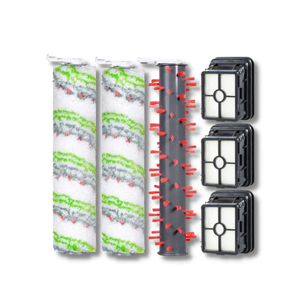 Parts For Bissell Crosswave Max 2554 2554A 2590 2593 2596 And Hydrosteam 35151 3515 35152 3513 3518 3Brush Rolls 2788 And 3 Pack Filters 1866,1618641,1608684