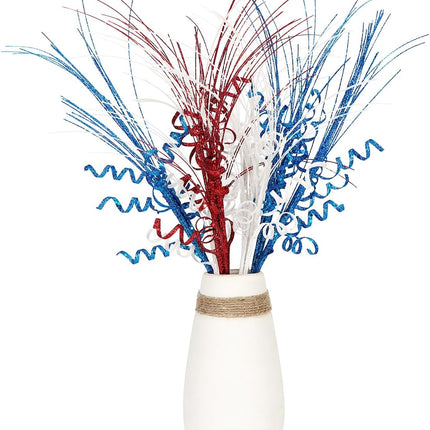 Glitter Curly Artificial Christmas Picks Sprays Ting Branches Set of 6 Wispy Willow Stems Vase Filler Curly Twigs for Christmas Tree Topper Ornaments Wreath Garland Bouquet Decorations (6, Multi)