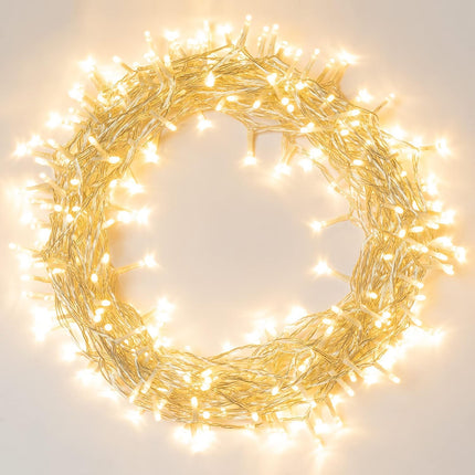 koopower 2 Pack 50 LEDs Battery String Lights, Auto On/Off Fairy Lights 8 Mode Waterproof Wire Lights for Bedroom, Garden, Halloween, Christmas, Wedding Decoration