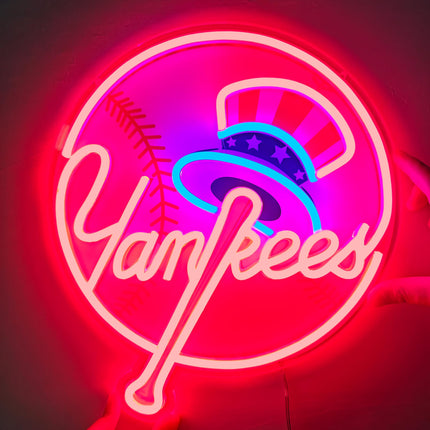Baseball Neon Signs for Wall Decor, Baseball Neon Sign, Dimmable Baseball Team LED Neon Light Sign for Bar Boys Room Bedroom Man Cave, Christmas for Children,Boys,Baseball Fans and Friends