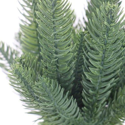 Hananona 50 Pcs Artificial Pine Branches Green Plants Pine Needles DIY Accessories for Garland Wreath Christmas and Home Garden Decor (50, Green)