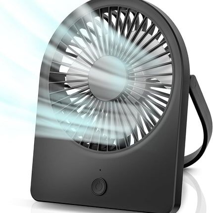 3.5 Usb Fan, Strong Wind Ultra Quiet Small Desk Fan Foldable 3 Speeds Adjustable, UsbC Corded Powered Personal Fan For Home