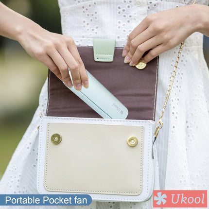 Handheld Mini Fan, 2 In 1 Hand Fan, Small Pocket Mini Fan Rechargeable 2446 Working Hours Power Bank, Personal Fan For Travels