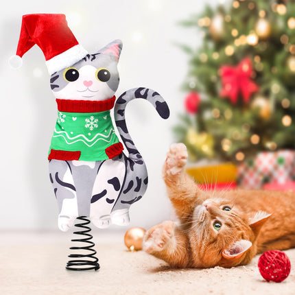 Cat Christmas Tree Topper American Shorthair mas Tree Ornament Christmas Party Holiday Home Decorations Supplies Cat Lovers