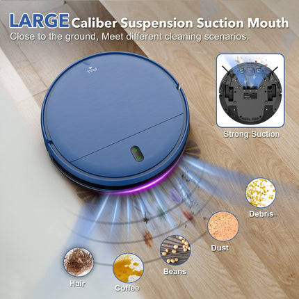 Uniqus Robot Vacuum And Mop Combo, 2 In 1 Mopping Robotic Vacuum With Wifiappalexa, Robotic Vacuum Cleaner, Schedule Settings, Selfcharging, Ideal For Hard Floor, Pet Hair And Carpet