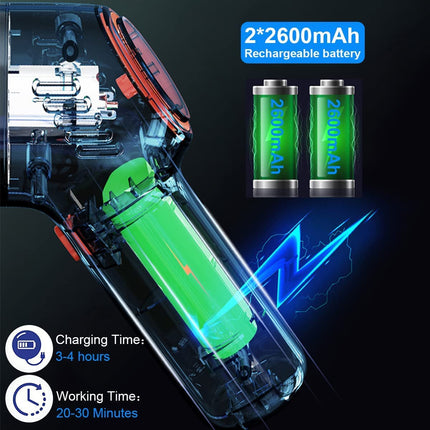Car Vacuum Cordless Rechargeable, Portable Vacuum Cleaner For Car, Handheld Mini Vacuum With 9000Pa Powerful Suction For Home Office Pet