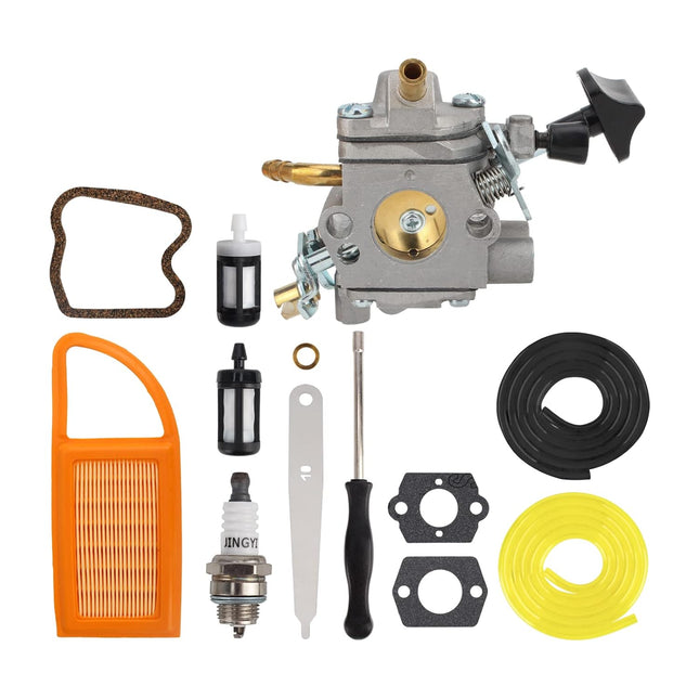 MOTOALL BR 600 Carburetor Air Filter Fuel Carb 4282-120-0607 4282-120-0608 Repower Kit for Sthil BR500 BR550 BR600 Backpack Blower Leaf Blower Parts Replaces Zama C1Q-S183 4282-120-0606