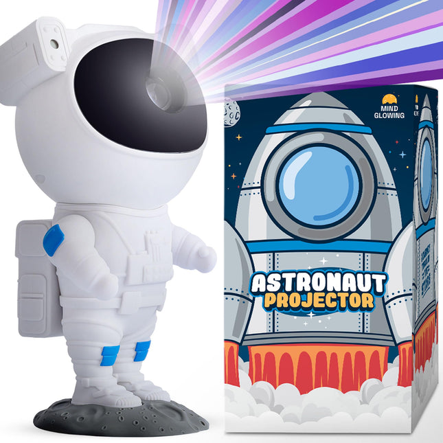 Mind-Glowing Astronaut Galaxy Projector - Spaceman Projector with Remote, Timer, Star & Nebula Modes - Dimmable Astronaut Night Light for Kids - Christmas for 5 6 7 8 9 10 11 Year Old Boys