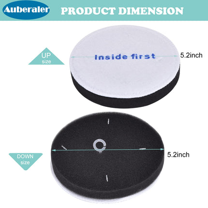 6 Pack E0202 Powerspeed Foam Filters Repalce For Eureka Neu182A, Neu181, Neu182B, Neu188A, Neu192A, Neu180, Neu182, Neu180C,Neu186, Neu188, Neu190, Neu1982, Neu180B, Neu202 Lightweight Bagless Vacuum