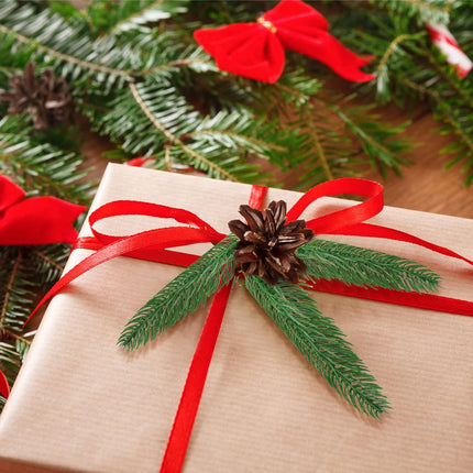 Syhood Christmas Artificial Pine Branches 4 Styles Pine Needles Faux Pine Tree Branches Garland Fake Greenery Picks for Mantle Garland Indoor Home Xmas Holiday Wall Decor(Green, 60 Pieces)