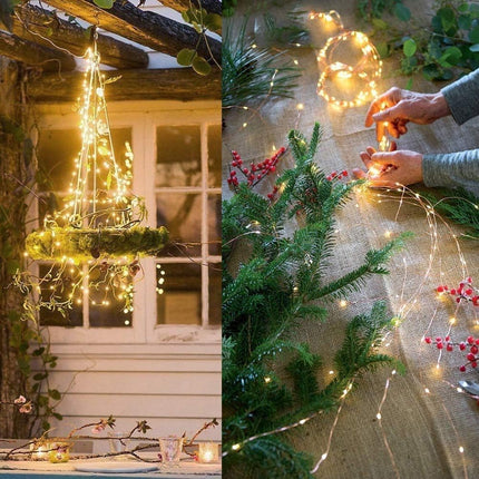 ZNYCYE Solar String Lights Outdoor, 8 Modes 220Led Multi Strand Fairy Lights Waterproof, Watering Can Lights Firefly Fairy Lights Bunch for Garden Patio Tree Christmas Party Wedding Decor(Warm White)