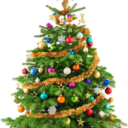 Toyvian Christmas Tree Topper Star,Christmas Decorations Lighted Wire Xmas Tree Star for Christmas Tree Ornament (12 Inch, Silver)