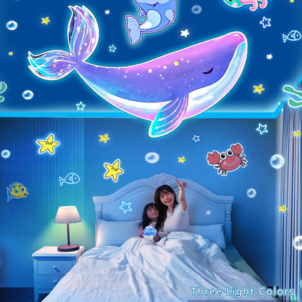 Night Light for Kids + 21 Sets of Films, Projector Night Light for Kids Bedroom, Ceiling, Star Galaxy Projector with 360° Rotation for Baby Girls Boys, Birthday, Christmas, Baby Nursery, Room Decor