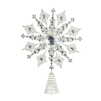 Snowflake Treetop for Christmas Tree Topper Decoration,