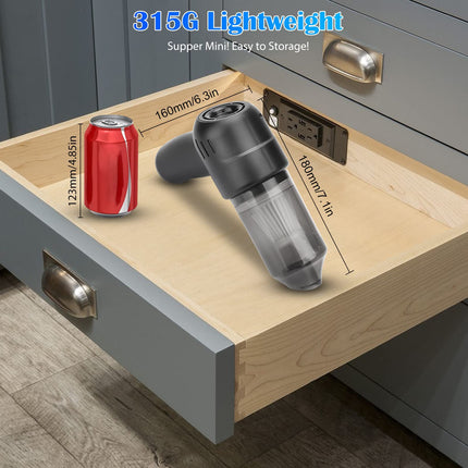 Linkstyle Cordless Handheld Vacuum, Vacuum Cordless Cleaner With 9Kpa100W High Power, Cleaner Cordless Mini Handheld Vacuum Cordless Usb Charging For Car Home Pet Hair Computer